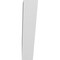 Ekena Millwork 6-in. W x 22-in. D x 28-in. H Traditional Architectural Grade PVC Knee Brace BRCP06X22X28TRA - alternate 2